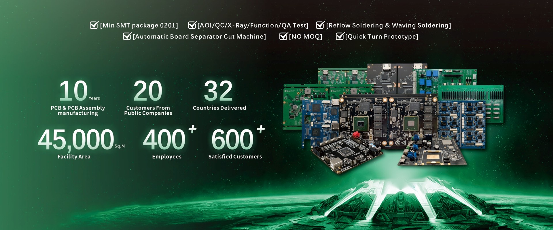qualidade SMT PCB Assembléia fábrica