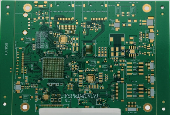Bom preço. 4 camadas 2 OZ FR4 placa de circuito impresso de eletrônicos ENIG Superfície Negro Soldmask fábrica de PCB protótipo on-line