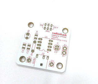 Bom preço. 2 camadas do PWB eletrônico da placa de circuito impresso Soldmask do Silkscreen vermelho branco de FR-4 on-line