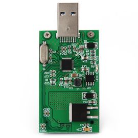 Bom preço. Cartão externo eletrônico do SSD PCBA Conveter da superfície ENIG/HASL do soldermask do verde do conjunto da placa de circuito de FR4 4layer 2OZ on-line