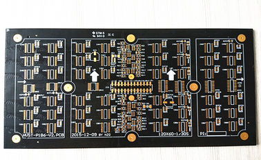 Bom preço. PWB eletrônico preto de superfície da placa de circuito impresso de ENIG Soldermask do cobre 1oz on-line