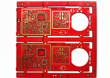 Bom preço. Do ouro vermelho material da imersão de HAL FR-4 placa Multilayer do PWB Soldermask 2layer 2oz on-line