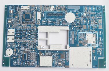 Bom preço. espessura HASL de 1.6mm SE placa de circuito impresso eletrônica azul de superfície de Soldmask on-line