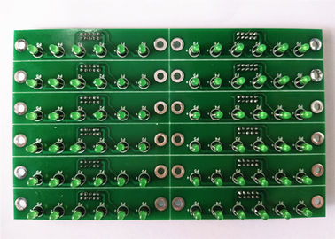 Bom preço. diodo emissor de luz da espessura 2OZ 4layers FR4 de 1.6mm que ilumina o verde branco Soldermask do Silkscreen do conjunto da placa do PWB de SMT on-line