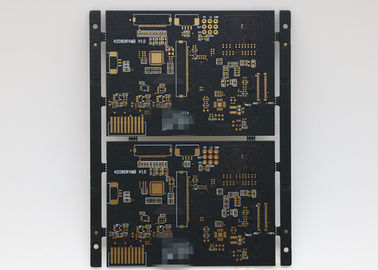 Bom preço. PWB de cobre pesado da placa de circuito da cópia do ouro FR4 da imersão de Soldermask do preto 6L on-line
